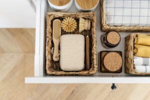 Flat,Lay,View,Of,Zero,Waste,Products,Inside,Organization,Boxes