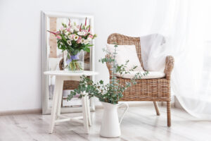 Interior,Design,Of,Room,With,Beautiful,Flowers