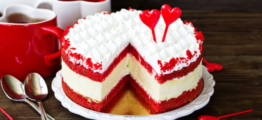 Cheesecake,Red,Velvet.,Selective,Focus.